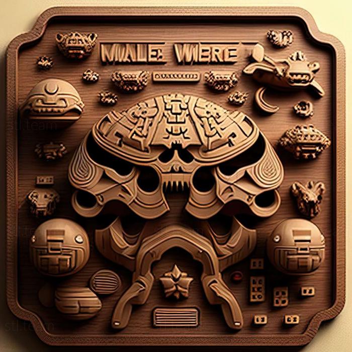 3D model Space Invaders Extreme game (STL)
